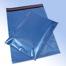 Blue Strong 50 Micron COEX Opaque Plastic Postage Self Seal Mailing Bags