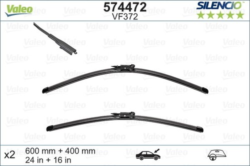 Valeo 574472 wiper blade - blade, for
