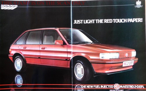 Maestro efi motor car - 'maestro, efi'