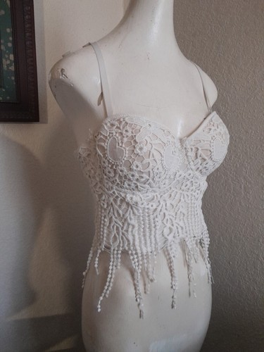 Lydia long line bra white - long,