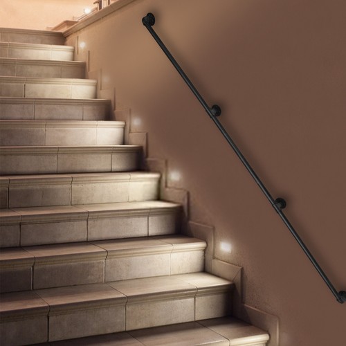 Industrial staircase handrail - industrial,