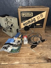 Vintage Eumig  P8 Film Projector Working Order With Box Plus Accessories