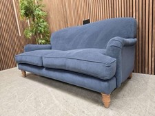 Sofa.com Snowdrop 2.5 Seater Sofa In North Sea Aquaclean Canvas (Breaks Down)