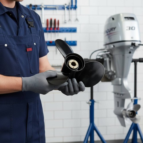 Aluminum boat propeller steady - aluminum,