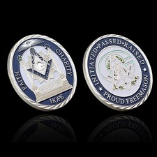 Freemason Challenge Coin Faith