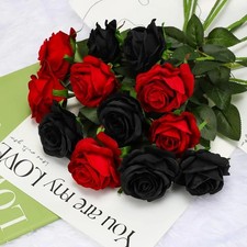 12X Artificial Single Rose Bud
