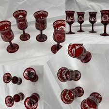 Antique Bohemian Ruby Red