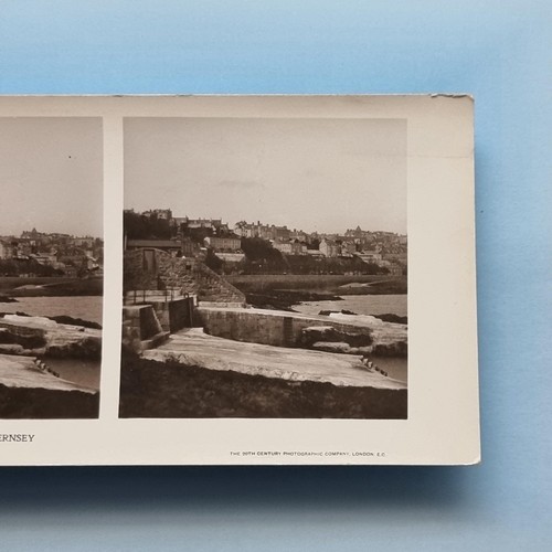 Guersey stereoview c1900 real - guersey,