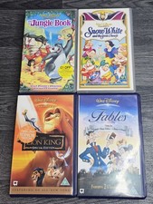 4x Classic Disney VHS Video