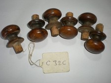 SET OF  6 ANTIQUE WOODEN
