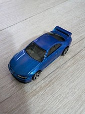 Hot Wheels Blue Nissan Skyline