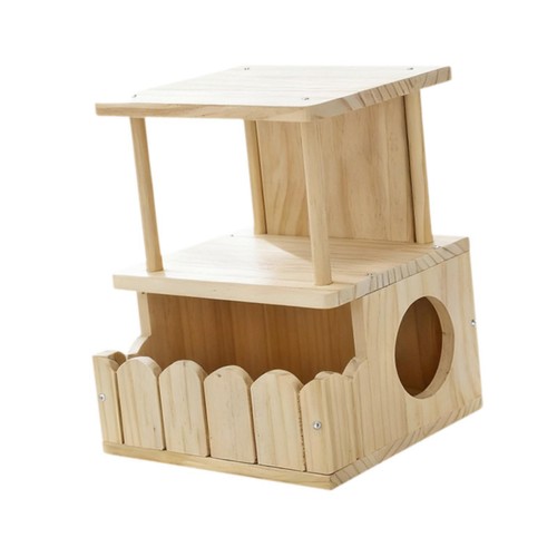 Wooden chinchilla house small - chinchilla,