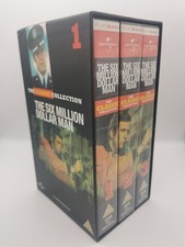 The Six Million Dollar Man: The Classic Collection 3 VHS VIDEO Box Set