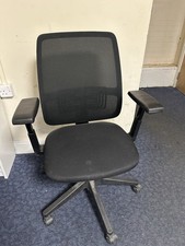 Office Chair Black Colour Adjustable Height Swivel Chair Home Office Chair