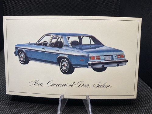 Postcard chevrolet nova - postcard:,