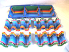 Prepara Multiple Tacos Shell Stand Rack Holders Stackable x4 and Dip Dish