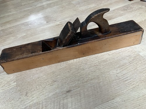 Marples wooden try plane - try,