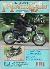 THE CLASSIC MOTORCYCLE OCTOBER
