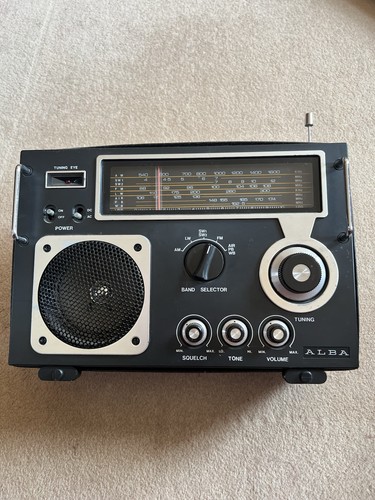Vintage alba portable radio - vintage,