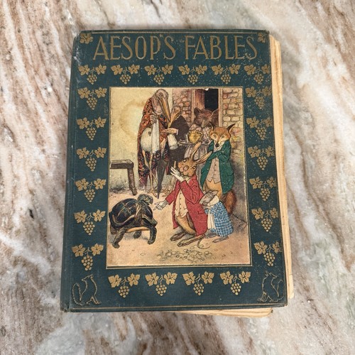 Aesops fables antique - aesops,