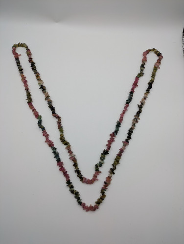 Watermelon tourmaline chip - watermelon,