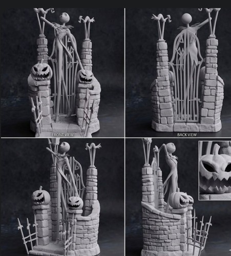 Jack skellington spiral - skellington, on