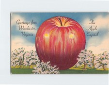 Postcard Giant Apple Art Print