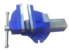 6" Bench Vice Fixed Base Metal Forming Heavy Duty screw and Spindle 12.9kg