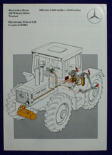 MERCEDES BENZ ALL WHEEL TRACTOR POWER LIFT BROCHURE AGRICULTURE FARMING SPEC
