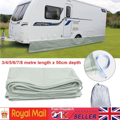 Caravan awning draught skirt - draught,