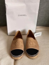 CHANEL Espadrilles 38 Genuine