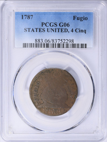 1787 fugio cent - fugio, ben