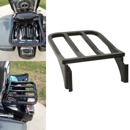 Black motorcycle sissy bar - motorcycle,