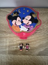 Vintage 1995 Bluebird Mickey and Minnie Polly Pocket - Complete