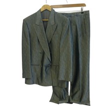 Men's Grey Pinstripe