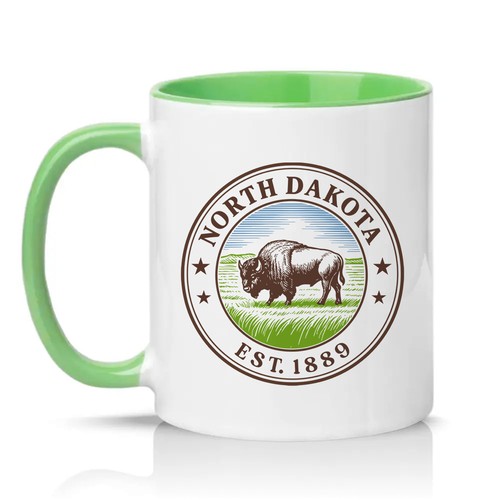 North dakota est - 1889, unisex