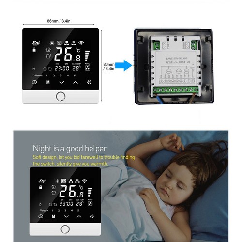 Voice controlled thermostat - controlled,