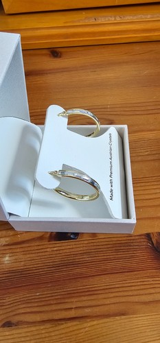 Earrings gold plated - gold,