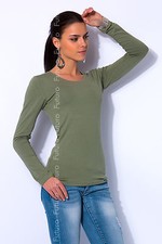 Ladies Casual Top Scoop Neck