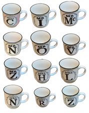 Alphabet Mug Mr / Mrs / Miss