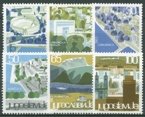 Yugoslavia 1963 tourist places - yugoslavia,
