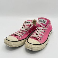 Converse All Star Low Top Sneakers Trainers UK6 Women’s Pink Textile