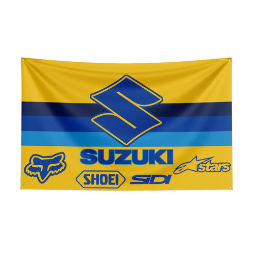 Suzuki team banner flag - mx,