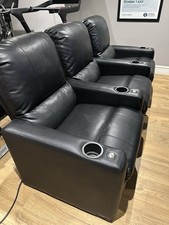 Faux Leather Manual Recliner