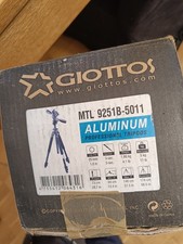 Giotto's MTL9251B Professional Aluminum Tripod for Cameras MINT