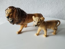 Beswick lion and lioness - beswick,