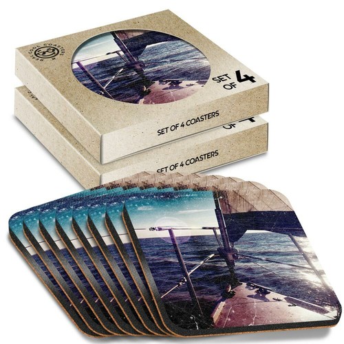 Boxed square coasters - boxed,