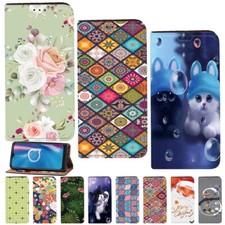 Printed Leather Stand phone