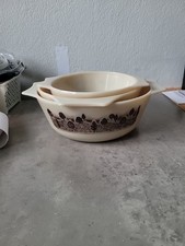 Pyrex Rustic Brown Trees