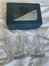 *NEW* IN BOX 2 Crystal Whisky